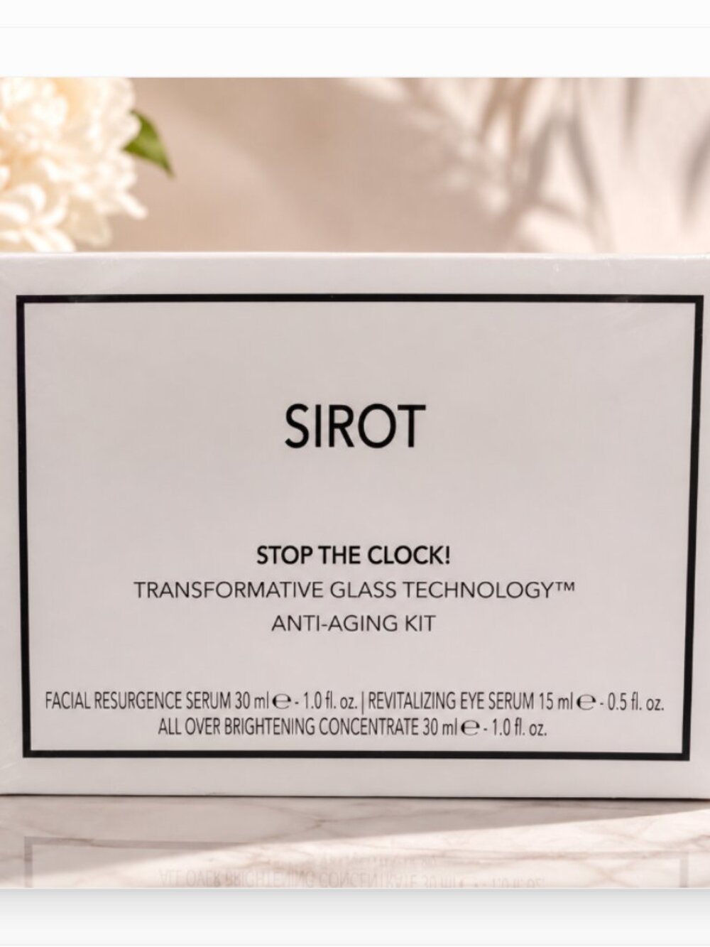 MSRP $149 | SIROT Stop the Clock! Anti-Aging Kit Sealed NIB